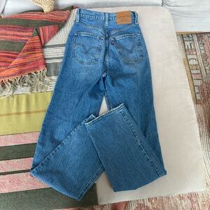 Levi's Blue Straight Leg Women's Jeans